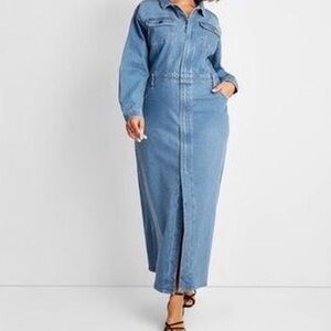 Universal Thread Denim Maxi Dress